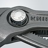 KNIPEX 87 02 250 Cobra, Hochleistungs-Wasserpumpenzange mit Schnelleinstellung und schlanken Mehrkomponenten-Griffhüllen, 250 mm -